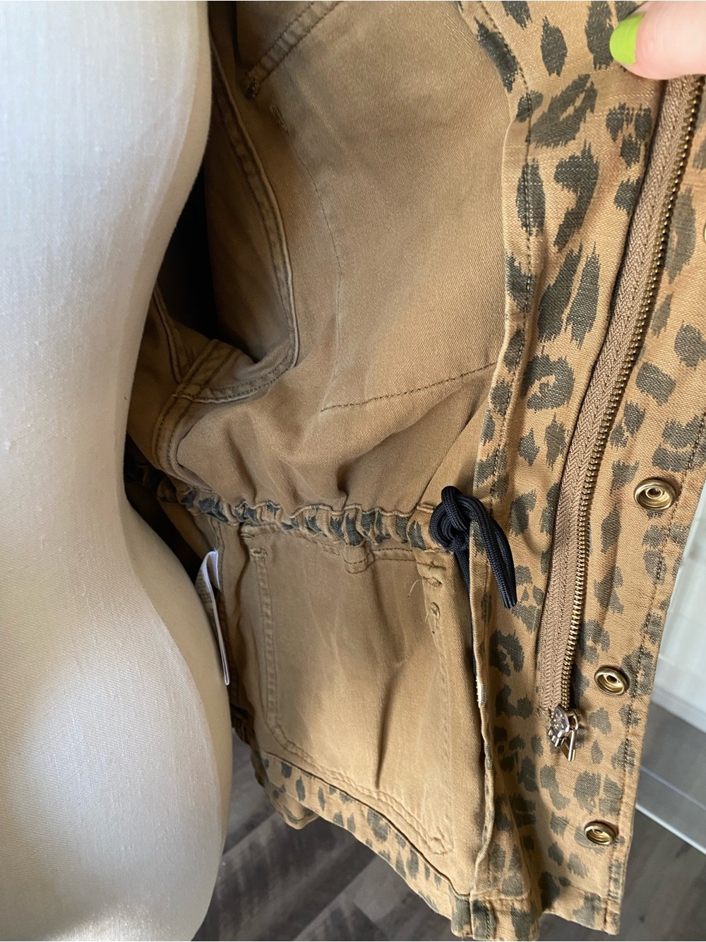 Frame Leopard-Print Utility Jacket - Picture 6 of 8